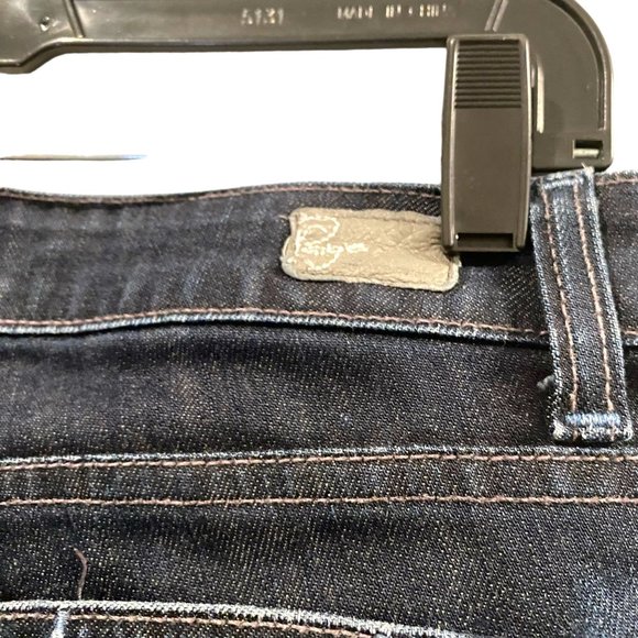 PAIGE Low Rise Premium Denim Jeans Dark Wash Melrose Straight Leg Size 29 - Picture 7 of 8